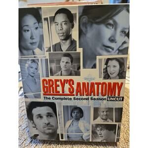 Grey's Anatomy The Complete Second Season Uncut DVD Box Set - 6 Disc Set